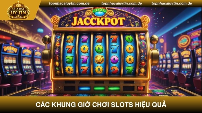 Khung giờ chơi slots hiệu quả được nhiều bet thủ áp dụng