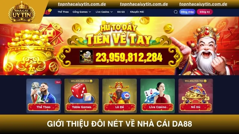 Giới thiệu đôi nét về nhà cái DA88