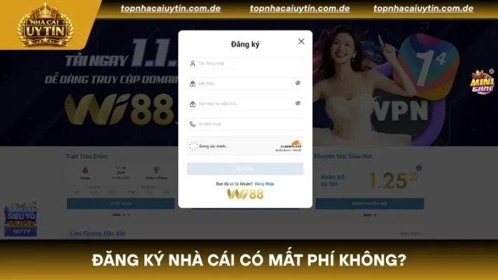 Trả lời cho câu hỏi đăng ký nhà cái có mất phí không?