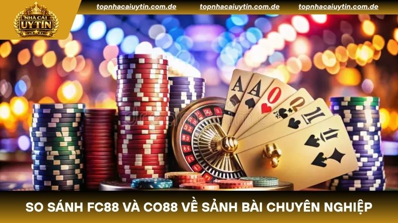 So sánh FC88 và CO88 - đâu là nơi có sảnh bài tốt hơn